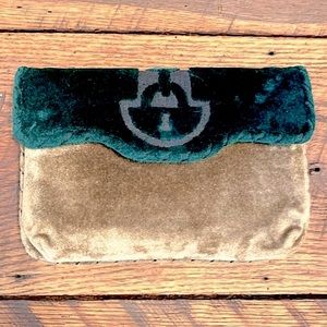 Vintage early 1960’s Rare Greta Italian Trompe L’oeil velveteen carpet handbag